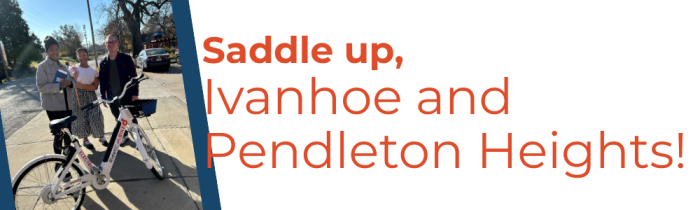 Saddle up, Ivanhoe and Pendleton Heights!